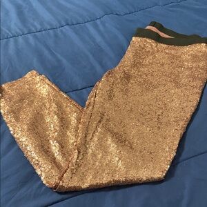 Gold Sequin Pants
